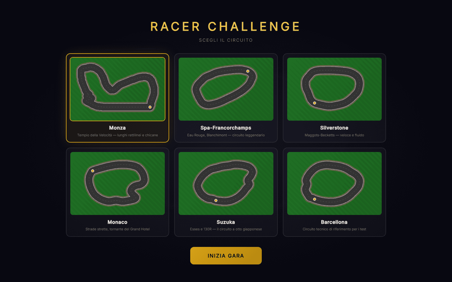 Racer Challenge — Browser Racing Game — image 1