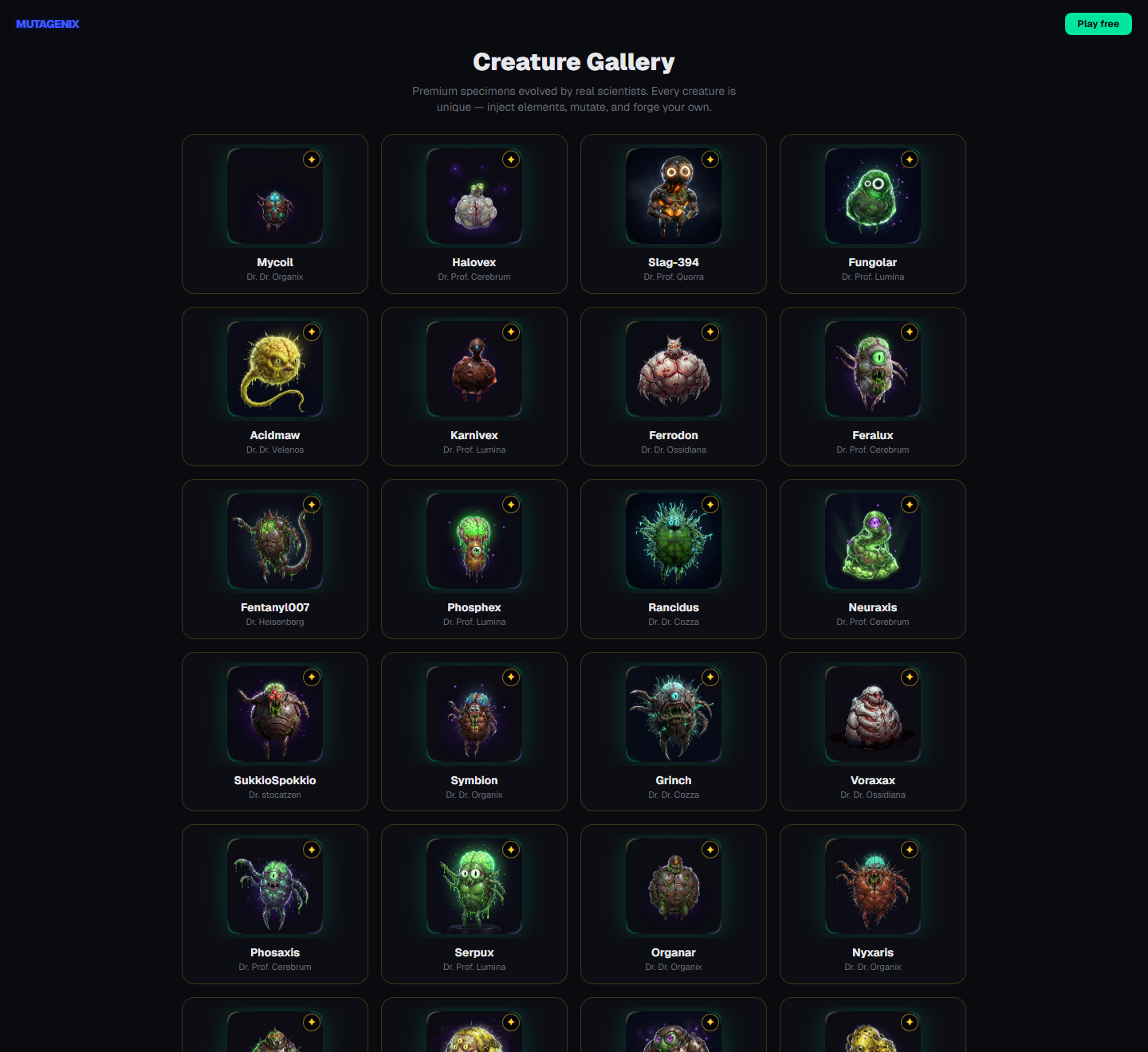 Mutagenix screenshot 1